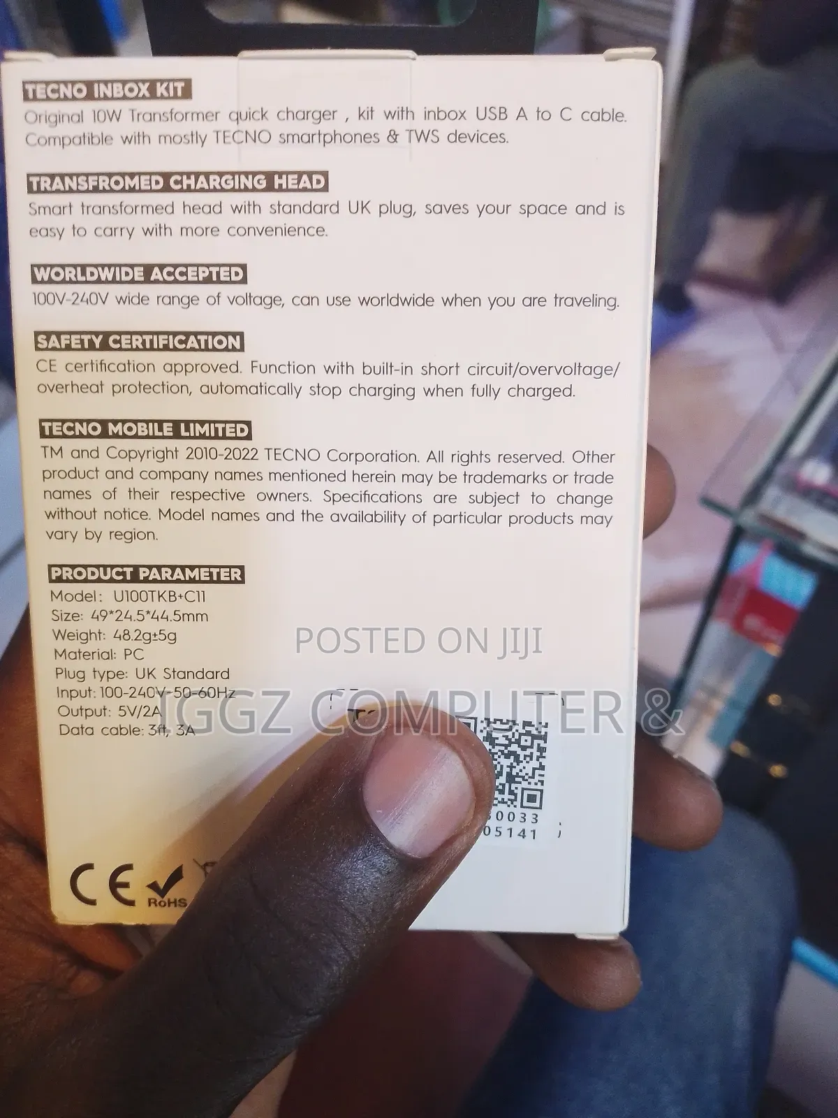 Charger With Foldable Usb-a Port