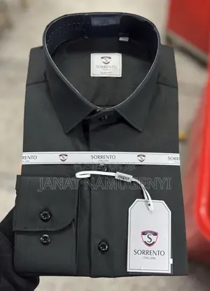 Plain Black Sorento Shirt