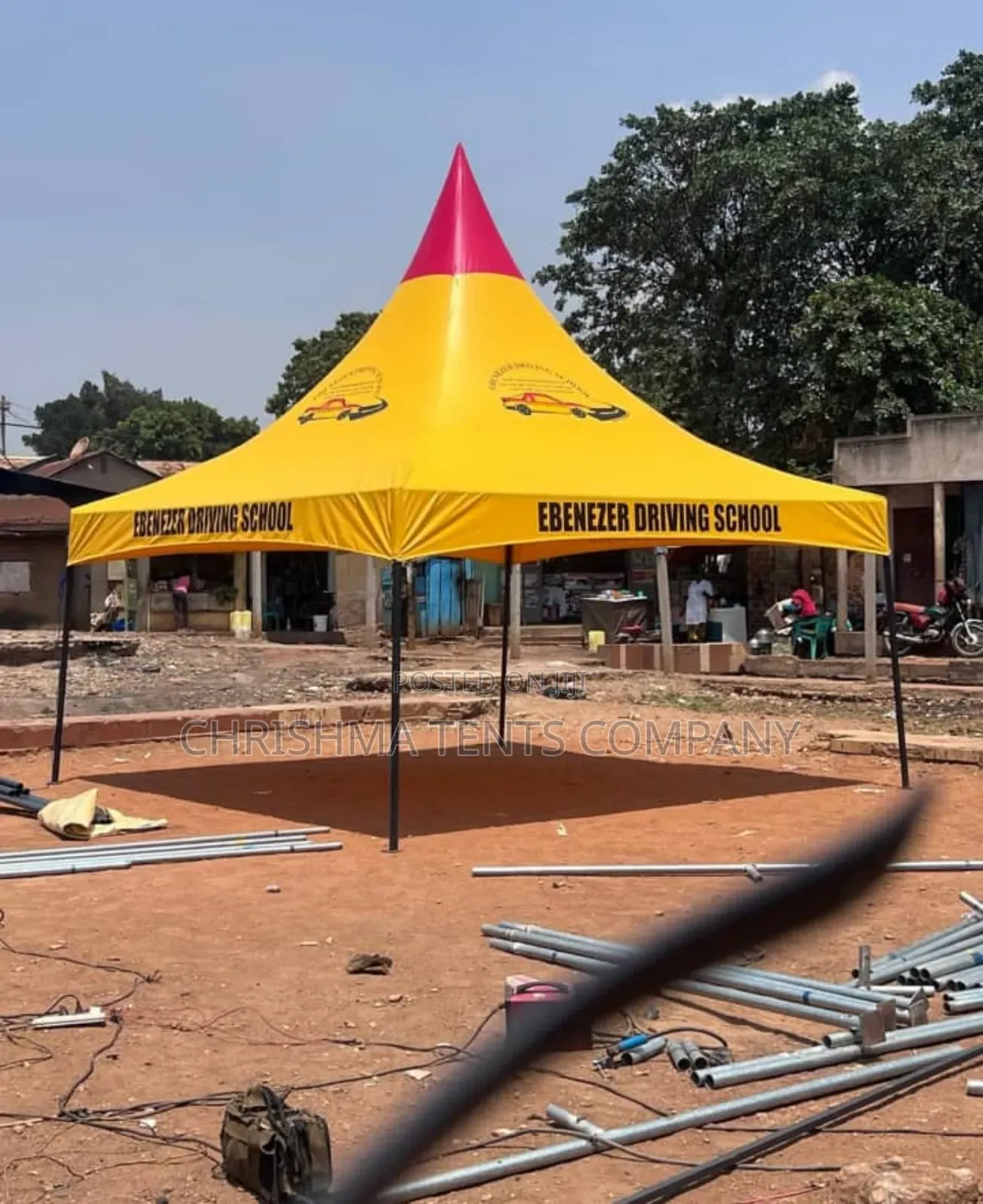 50-Seater Tent Without Flaps Well Branded