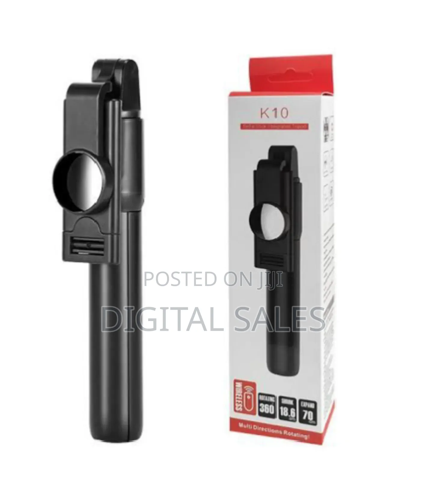 Bluetooth Selfie Stick and Tripod Stand With Wireless Remote