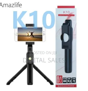 Bluetooth Selfie Stick and Tripod Stand With Wireless Remote