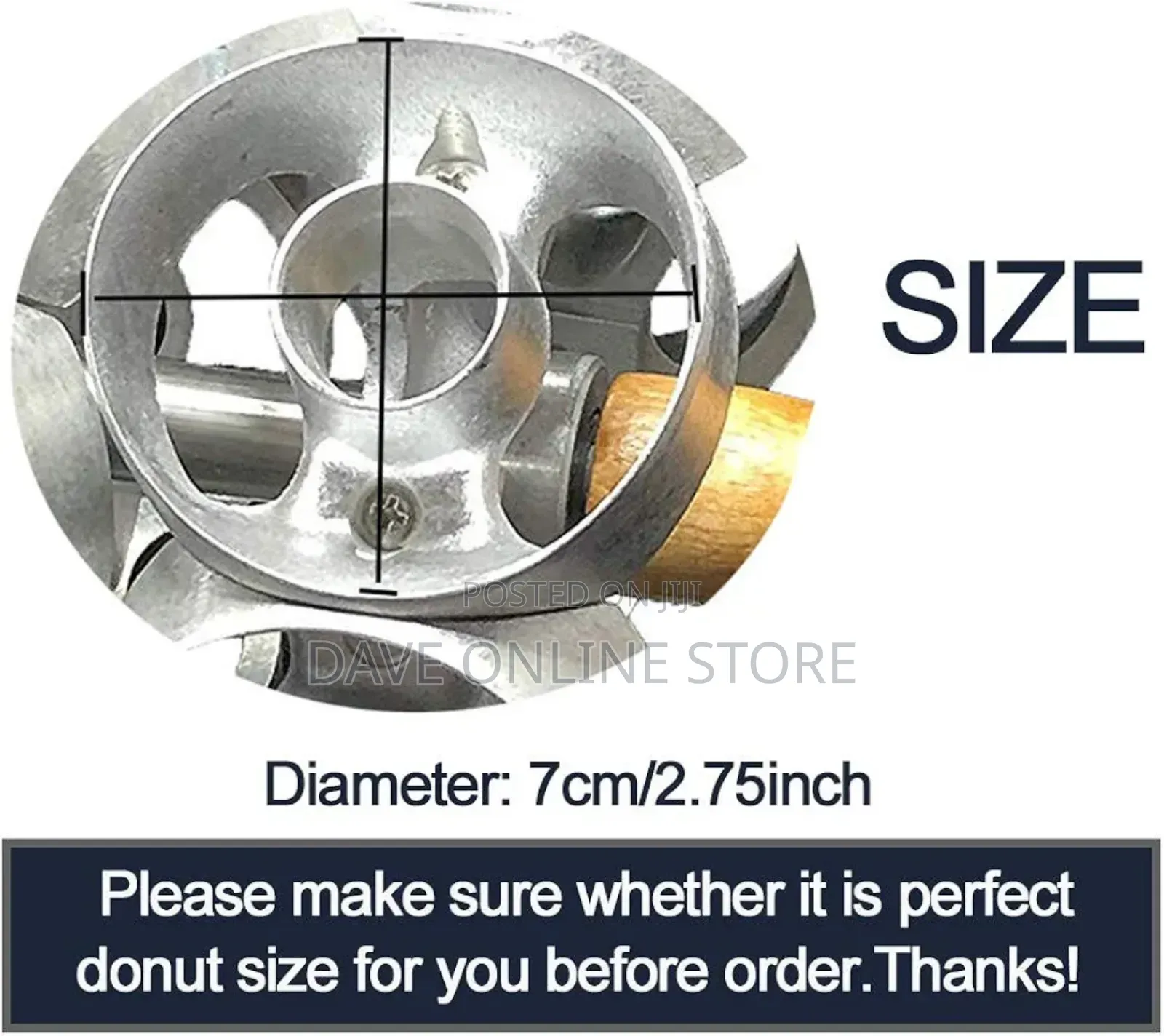 Metal Revolving Donut Cutter Maker Machine Mold