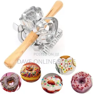 Metal Revolving Donut Cutter Maker Machine Mold
