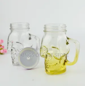 High Quality Kitchen Bar 500ml Colored Mason Drinking Jar