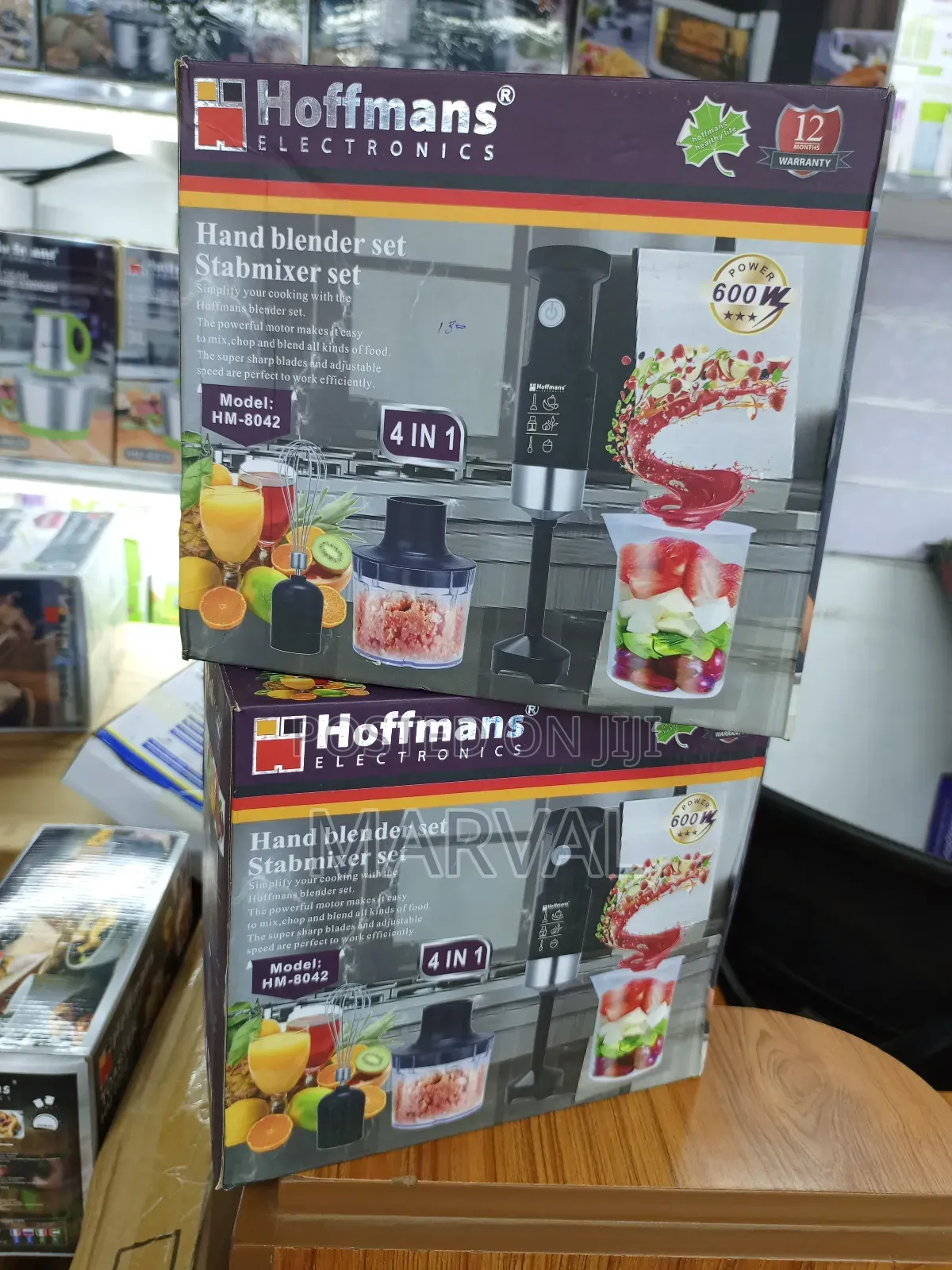 Hoffmans Hm-8042, 4 in 1 Hand Blender