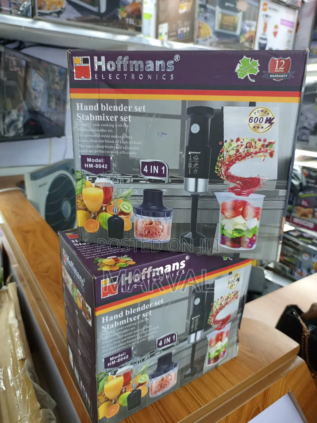 Hoffmans Hm-8042, 4 in 1 Hand Blender