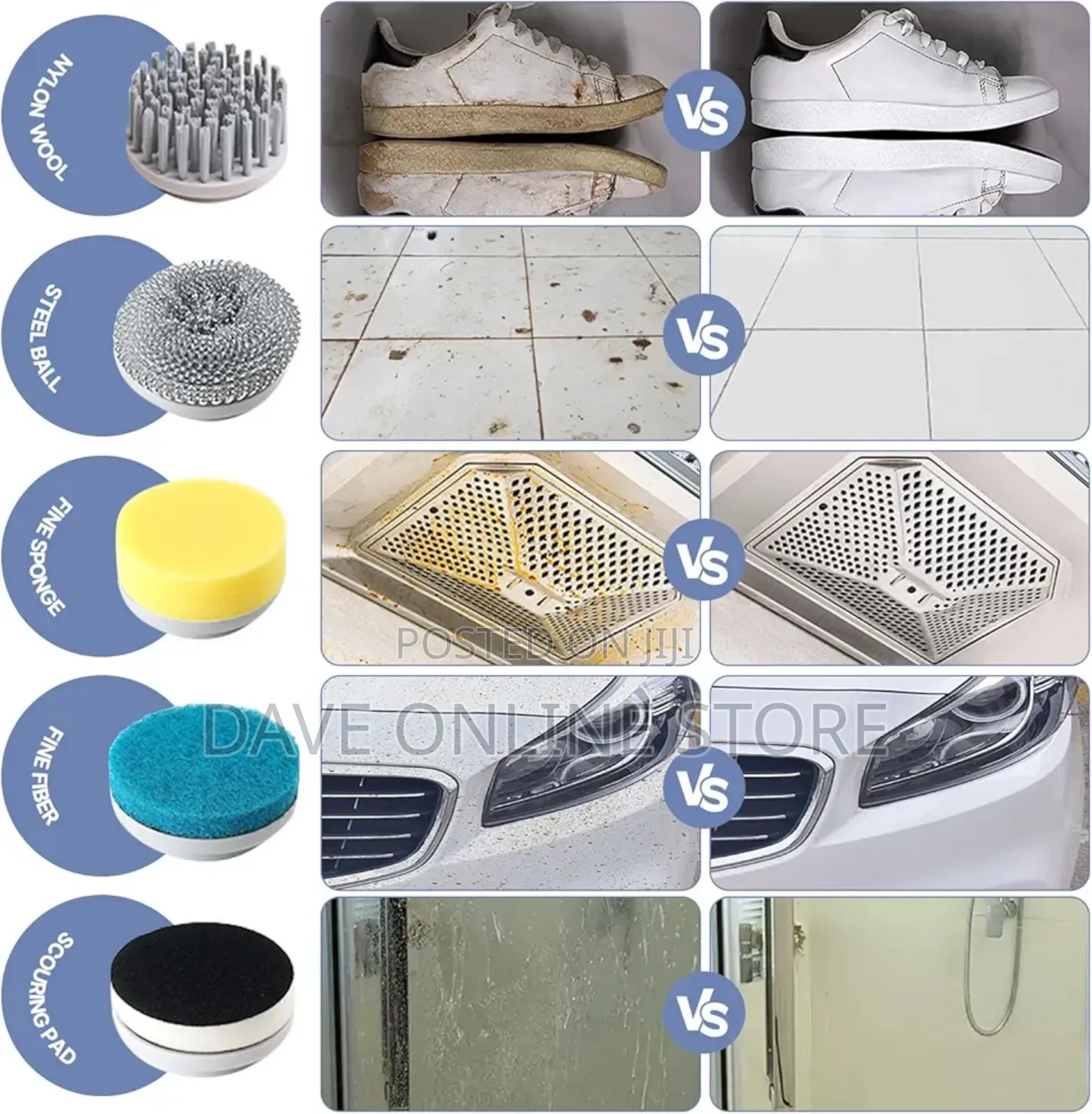 5 In 1 Electric Cleaning Brush