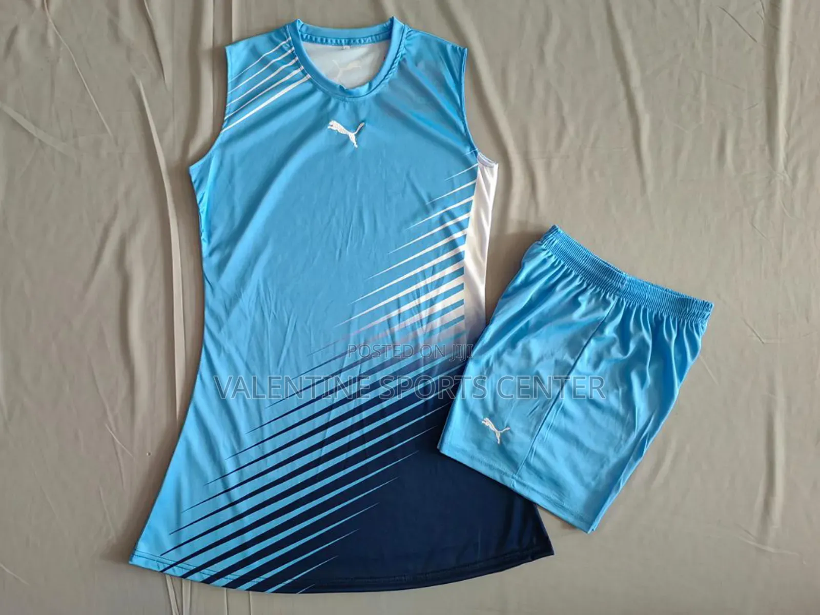 Blue Colors With White Colour Dresses Netball Uniform