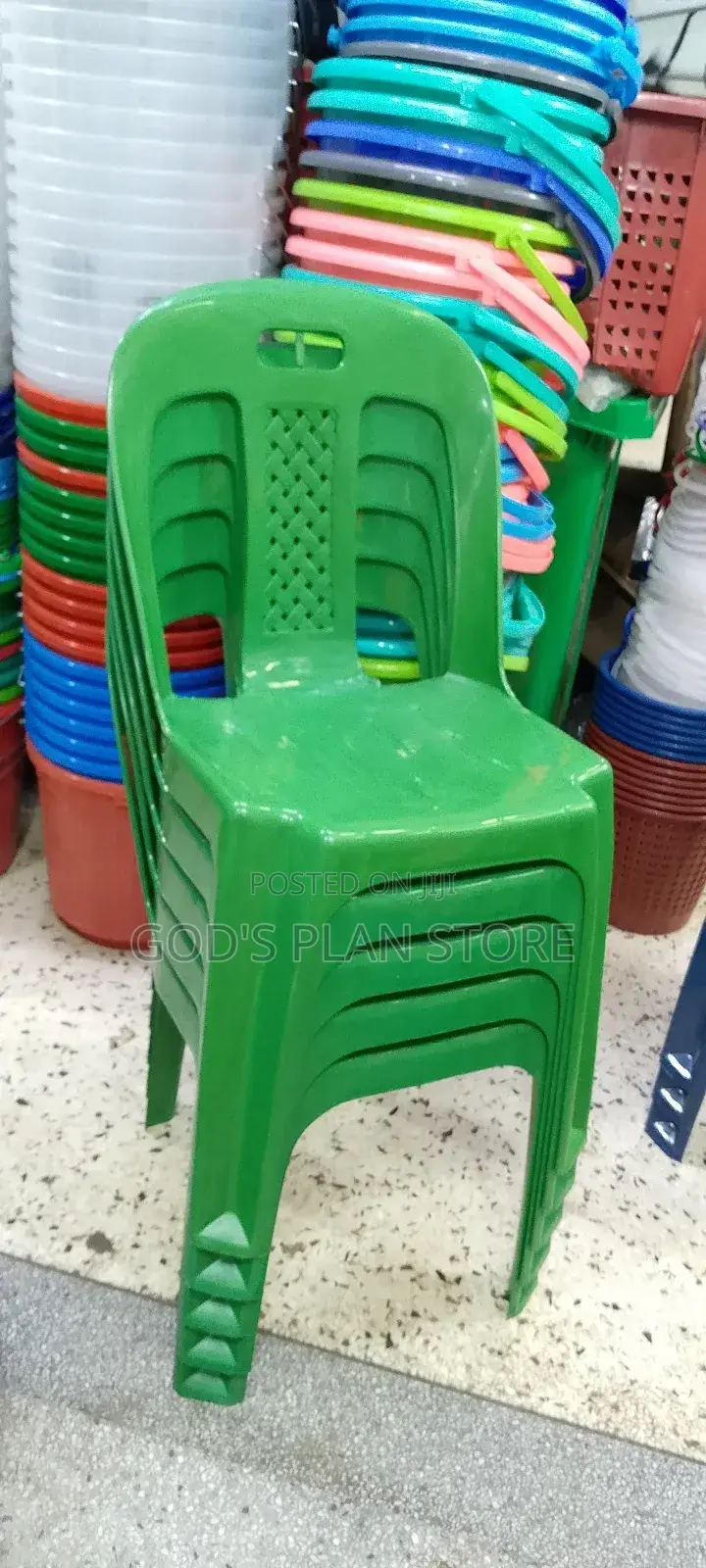 Modern Armless Plastic Chairs