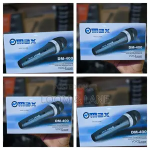 New Omax Dm-400 Hi-Fidelity Unidirectional Microphone