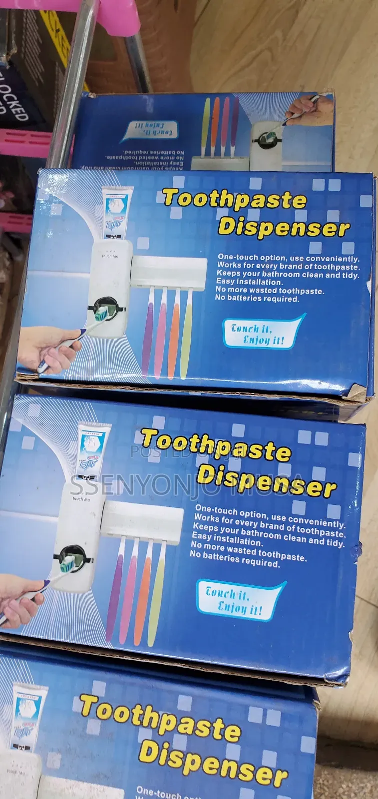 Automatic Hands-Free Wall Mounted Toothpaste Dispenser