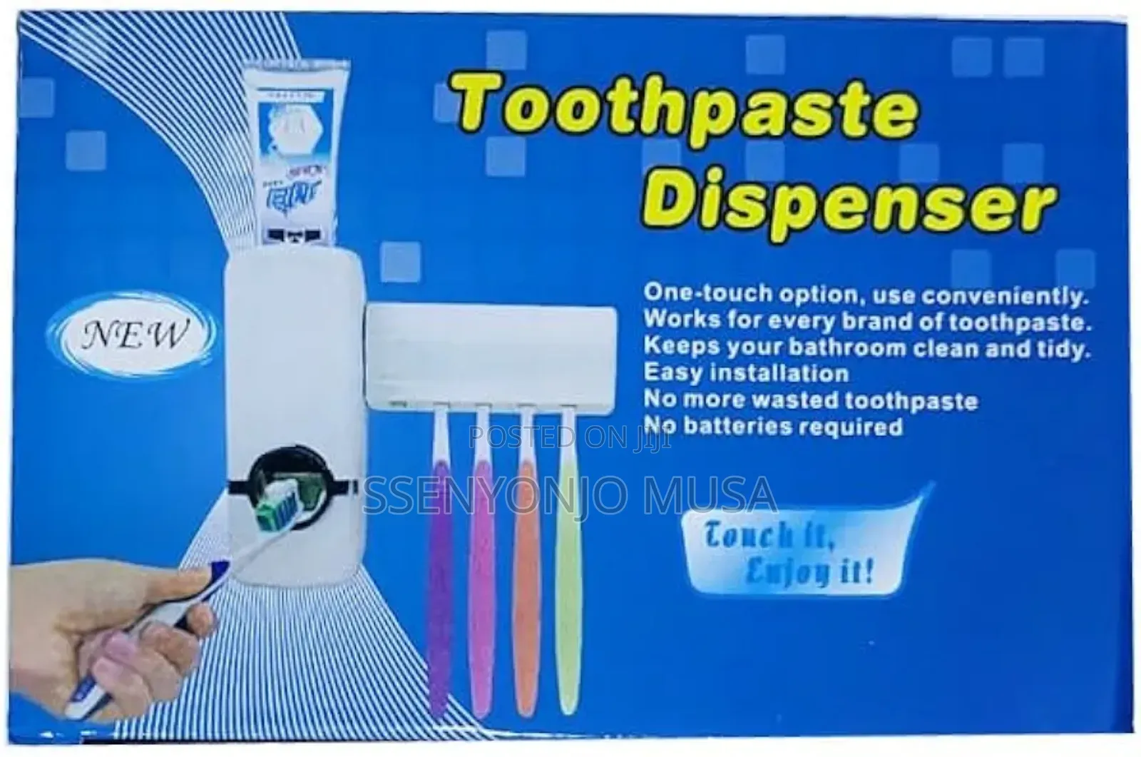 Automatic Hands-Free Wall Mounted Toothpaste Dispenser