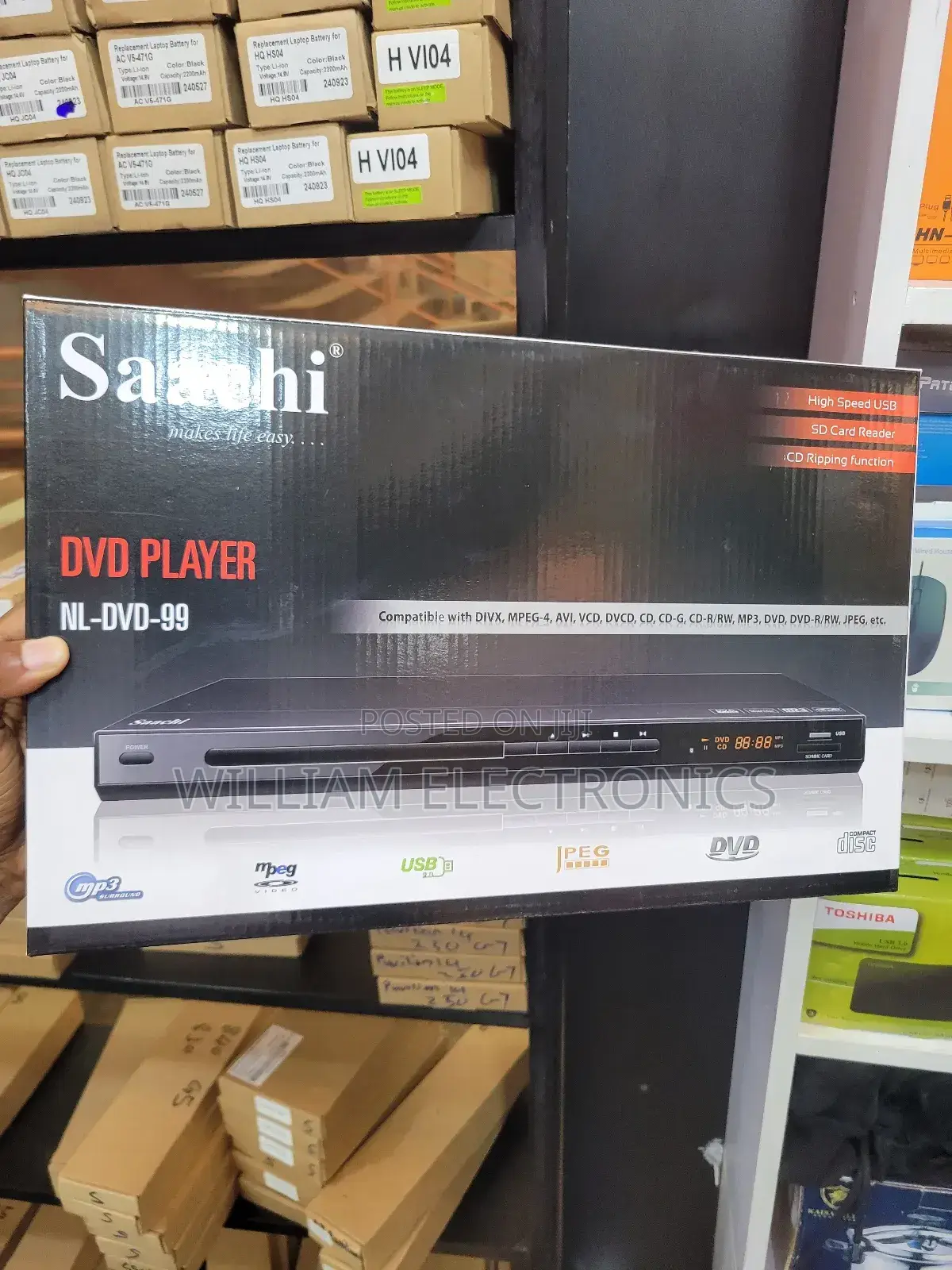 Saachi DVD Player Nl-DVD-99-Black