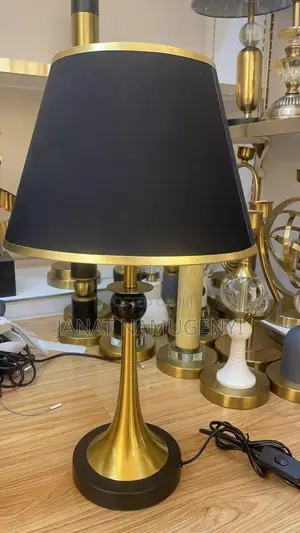 Black Bedside Lamps Available