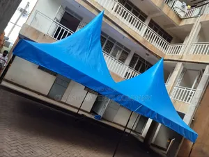 Blue Color 100seater Tent Without Flaps