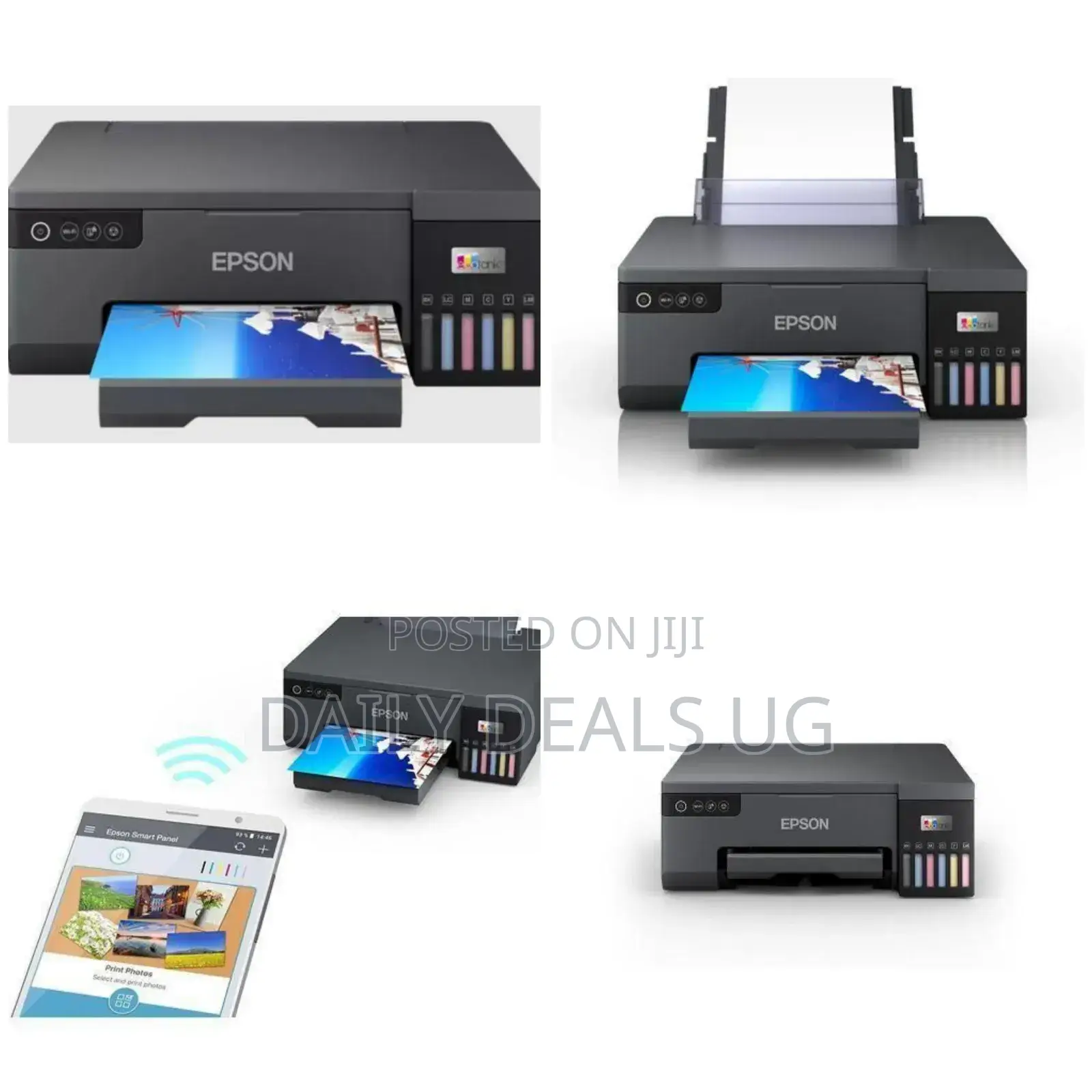 Epson Ecotank L8050 Wi-Fi Wireless Printer - Black Grey