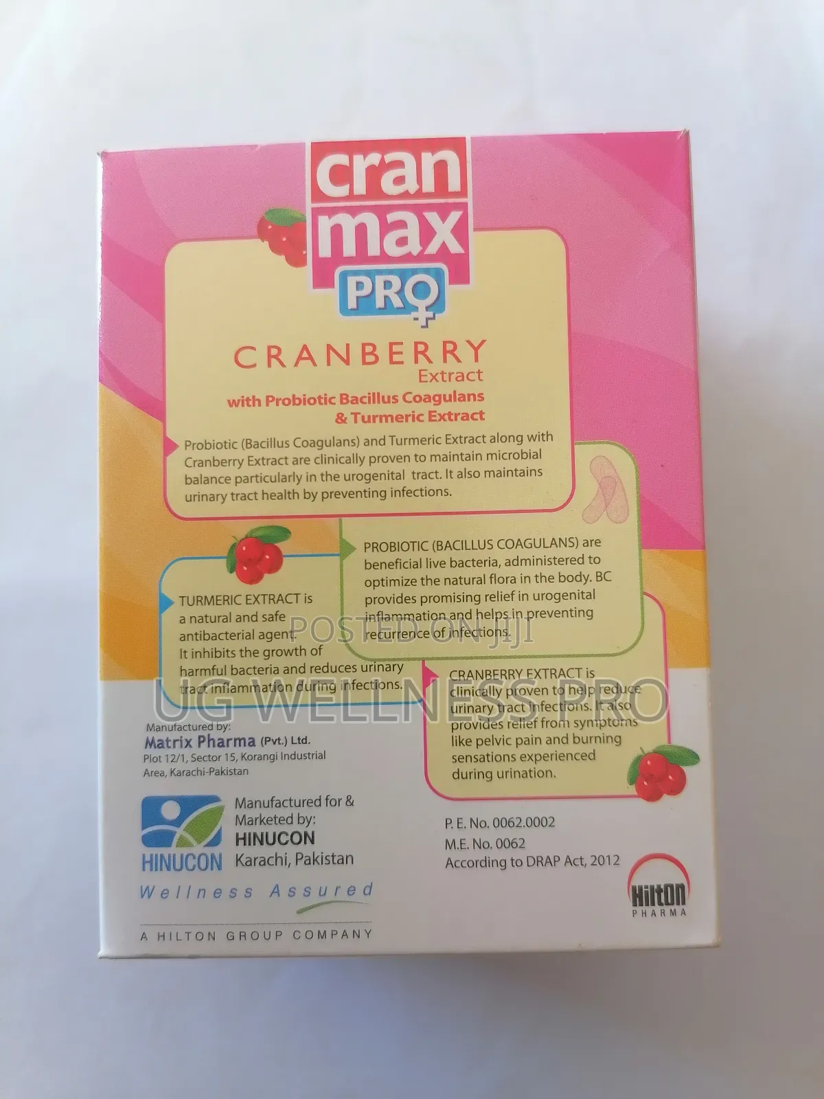 Cran Max Pro Sachet 10 Pouches for Urinary Tract Health