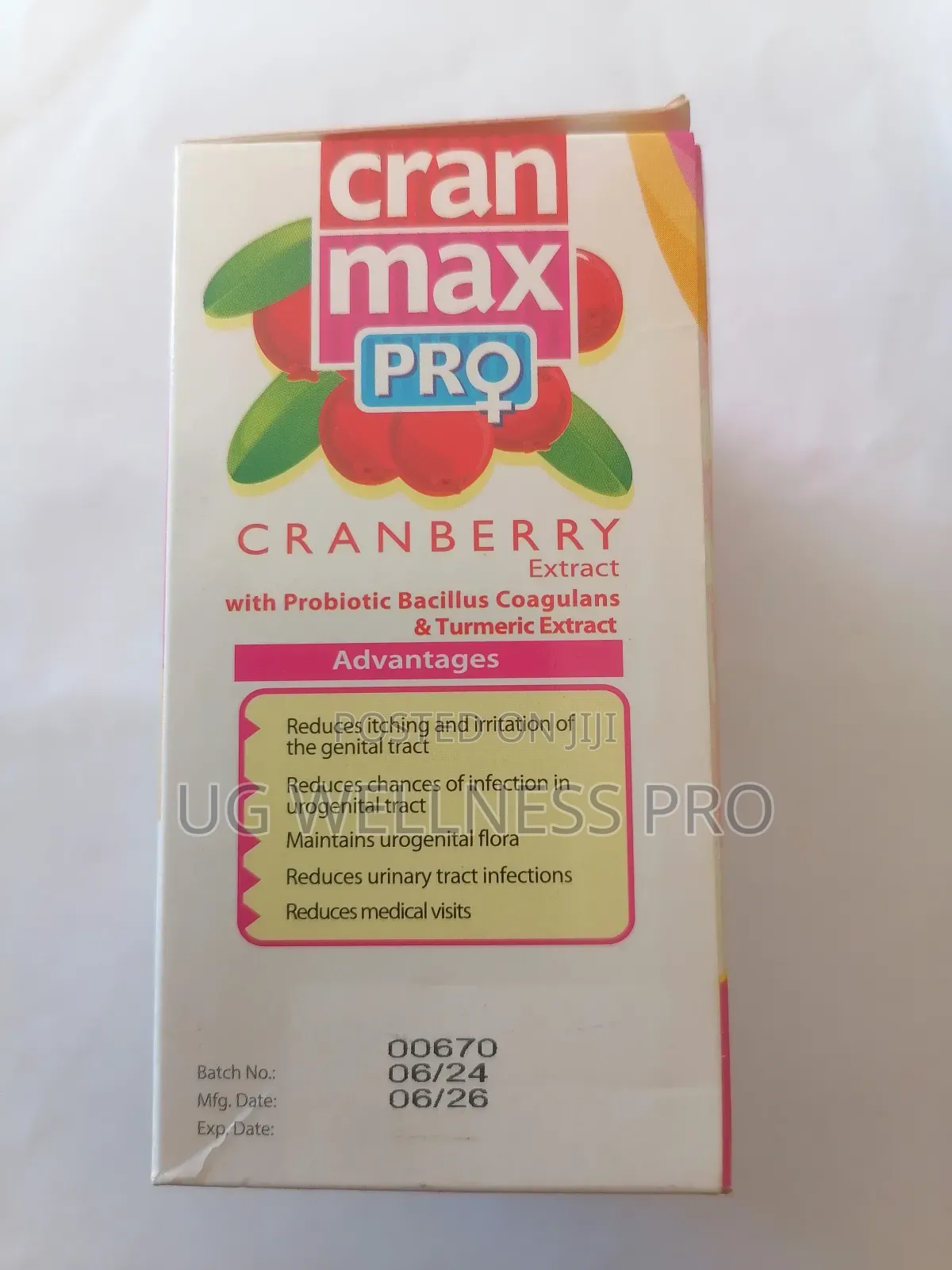 Cran Max Pro Sachet 10 Pouches for Urinary Tract Health
