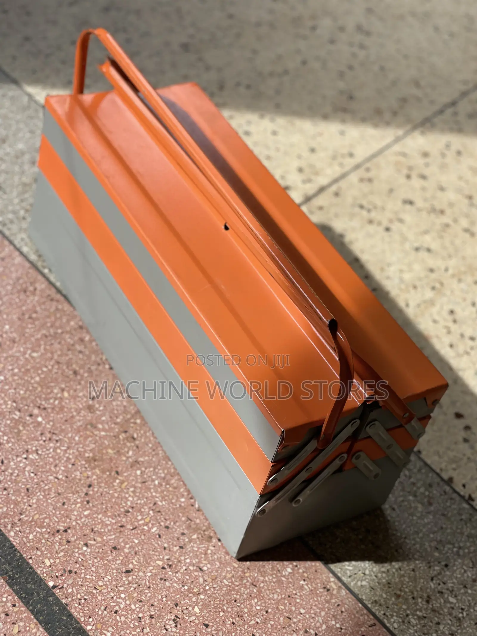Empty Toolbox (Orange and Grey) Big
