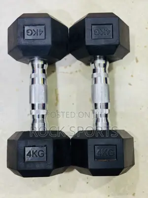 4kg Hexagon Dumbells (Original Grip)