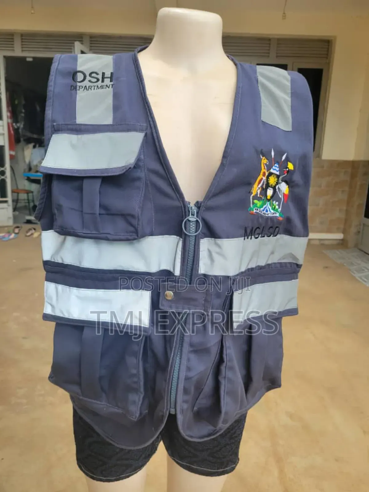 Khaki Material Press Coats/Half Coats