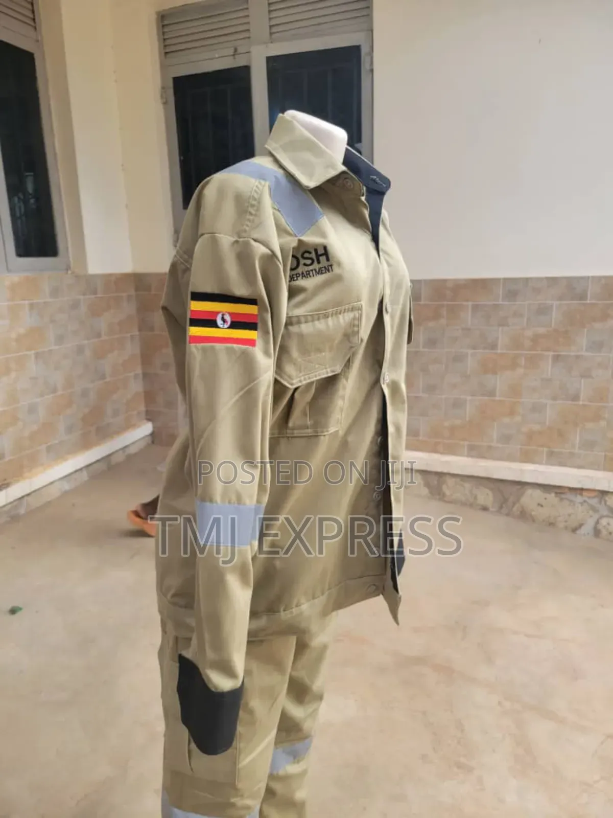 Khaki Material Press Coats/Half Coats