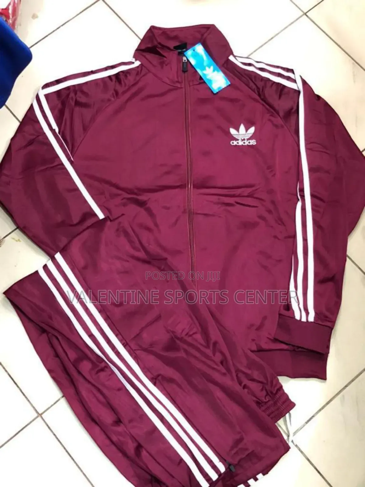 Adidas Tracksuit Malunni With White Original Material