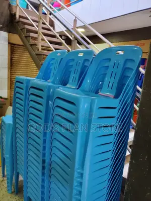 Armless Light Blue Plastic Chairs Plastic Chairs