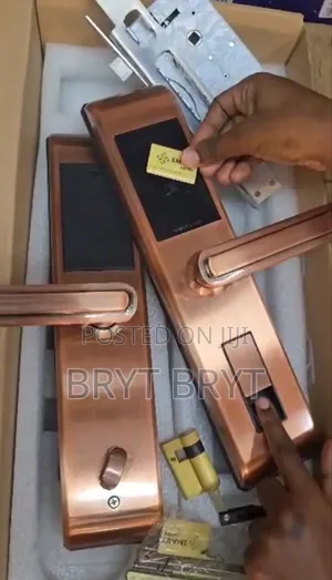 Finger Print And Code Door Lock