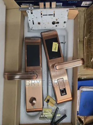 Finger Print And Code Door Lock