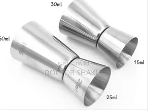 Set of 2pcs Stainless Steel Cocktail Measuring Cups