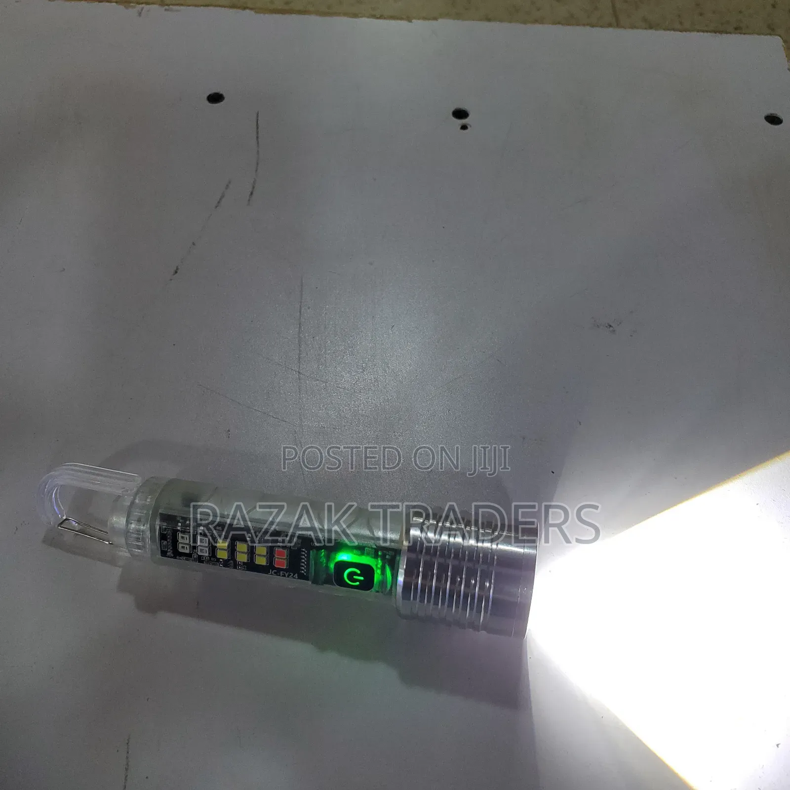 Led Flashlight Rechargeable Telescopic Zoom Torch Magnetic