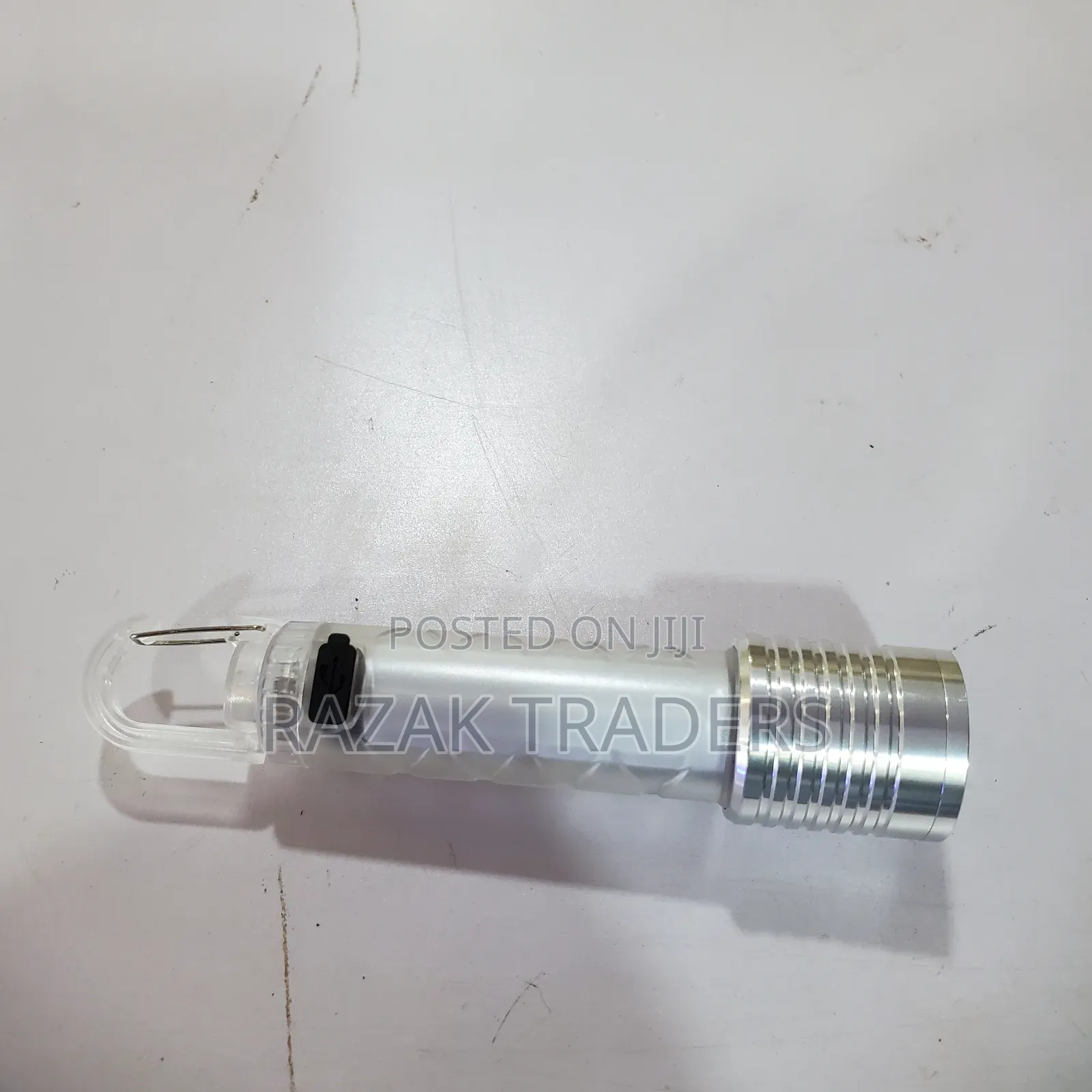 Led Flashlight Rechargeable Telescopic Zoom Torch Magnetic