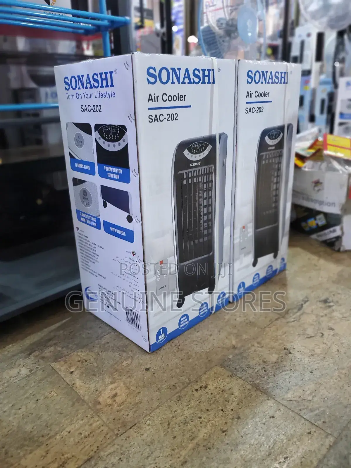 Sonashi Air Cooler With Remote /Sac-202