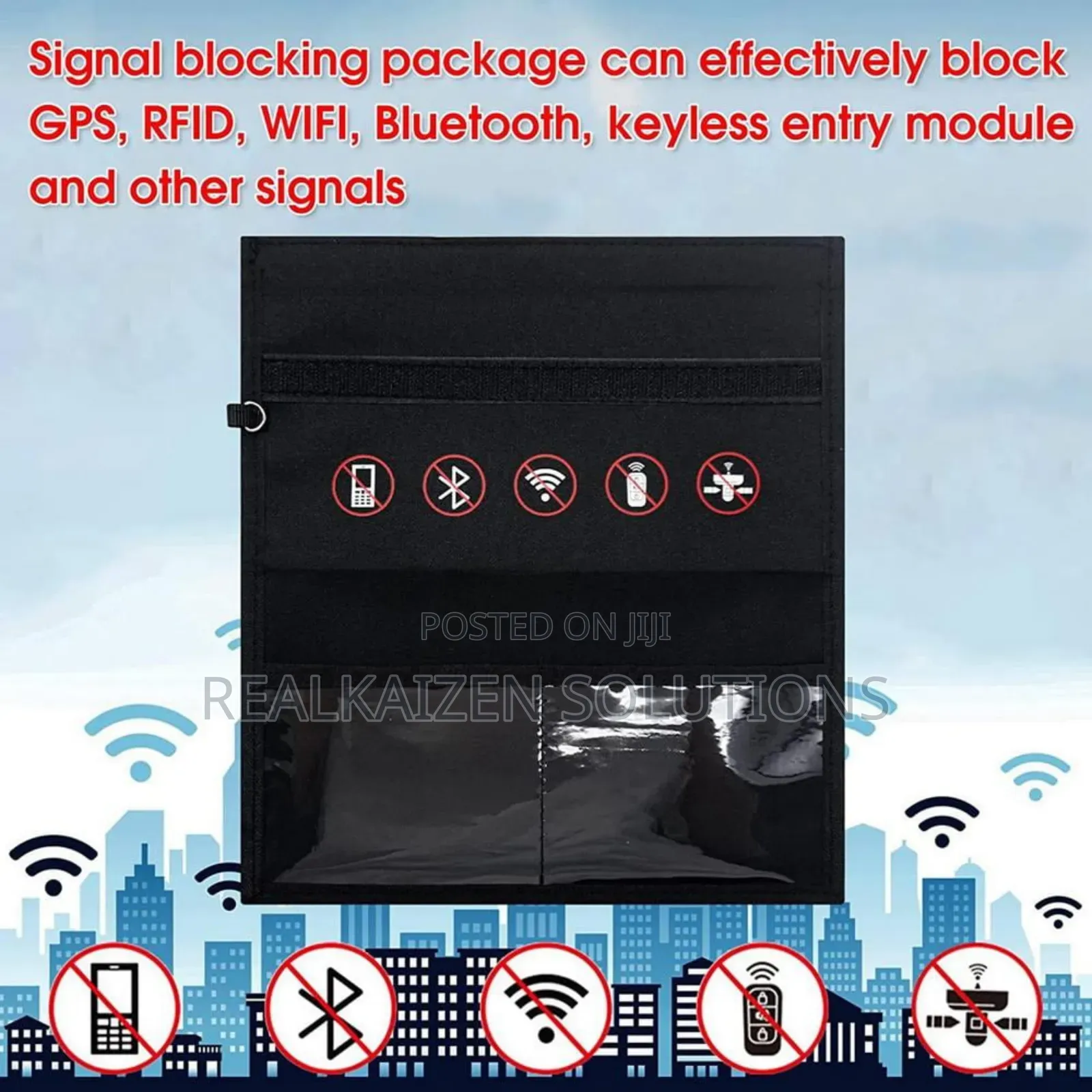 Tablet | Laptop| Phone| Atm| Signal Blocking Faraday Bag