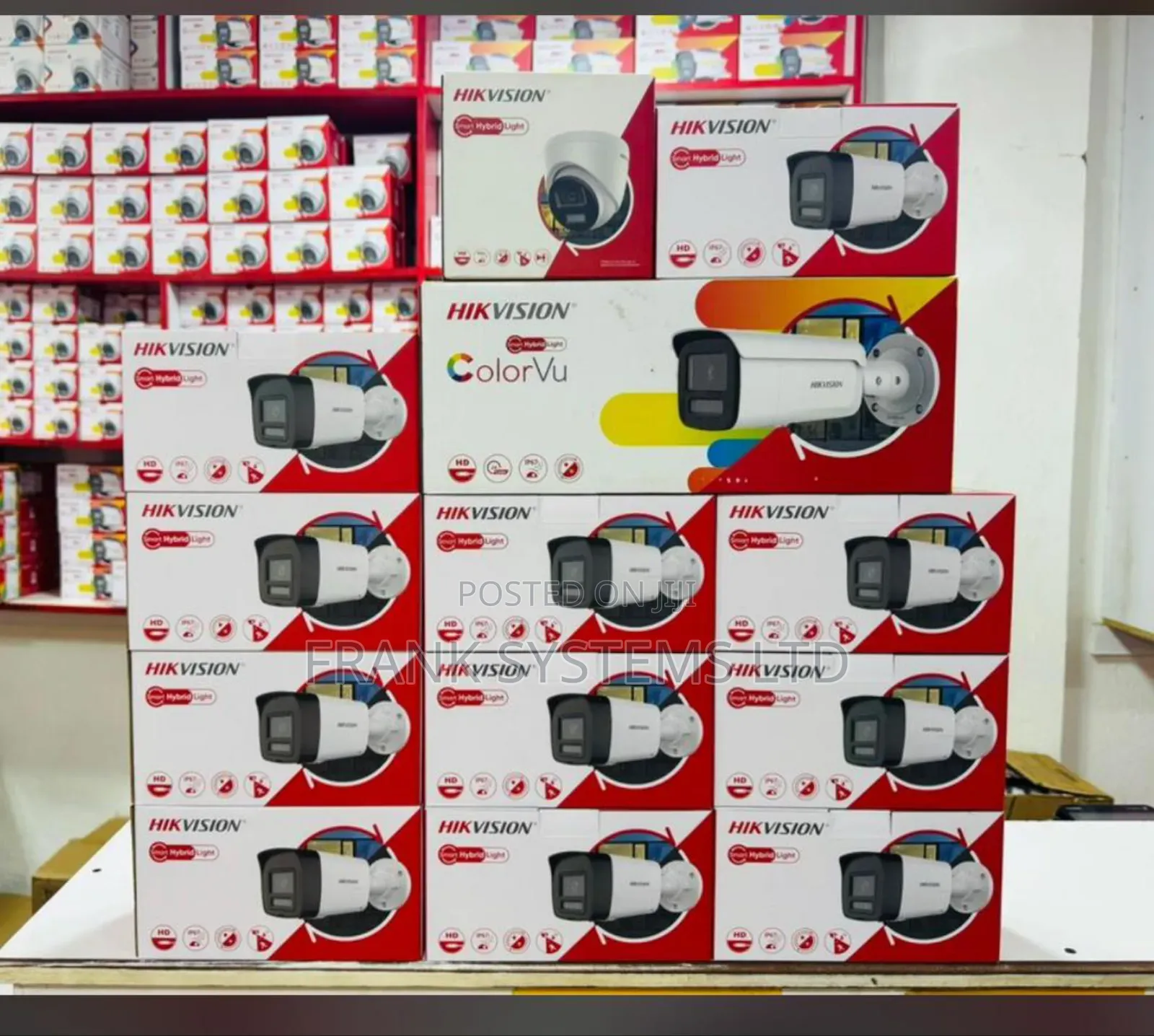 CCTV Cameras Coloured Footages
