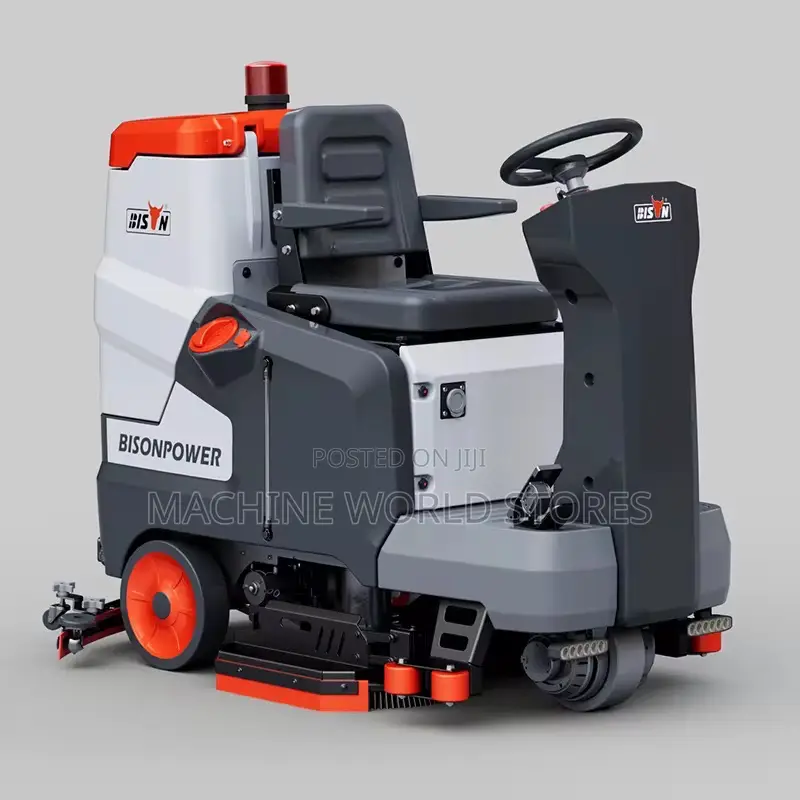 Auto-Sweep Mechanical Floor Scrubber