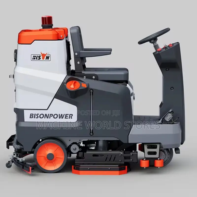 Auto-Sweep Mechanical Floor Scrubber