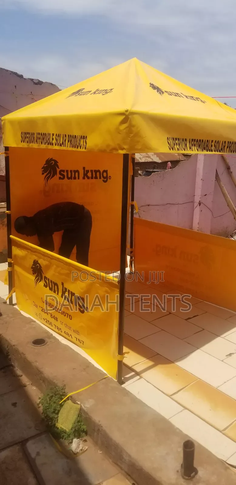 6 by 6 Branded Tent