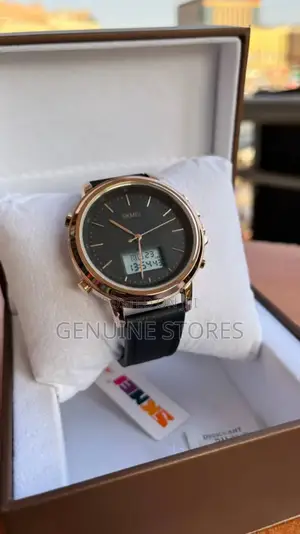 Skmei 1652 Men Leather Watch for Sports.