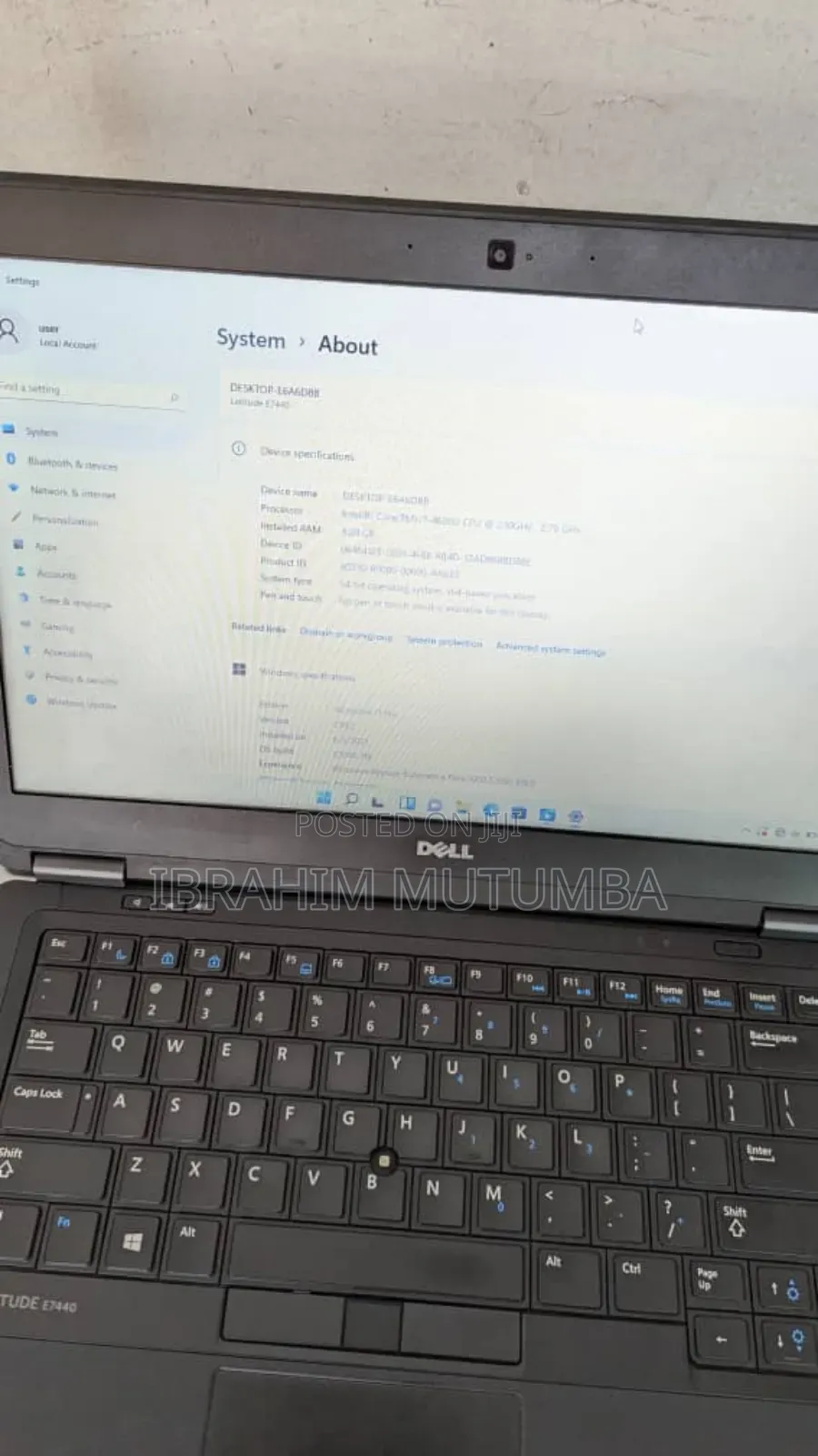 Laptop Dell Latitude 7440 8GB Intel Core I7 HDD+SSD 500GB