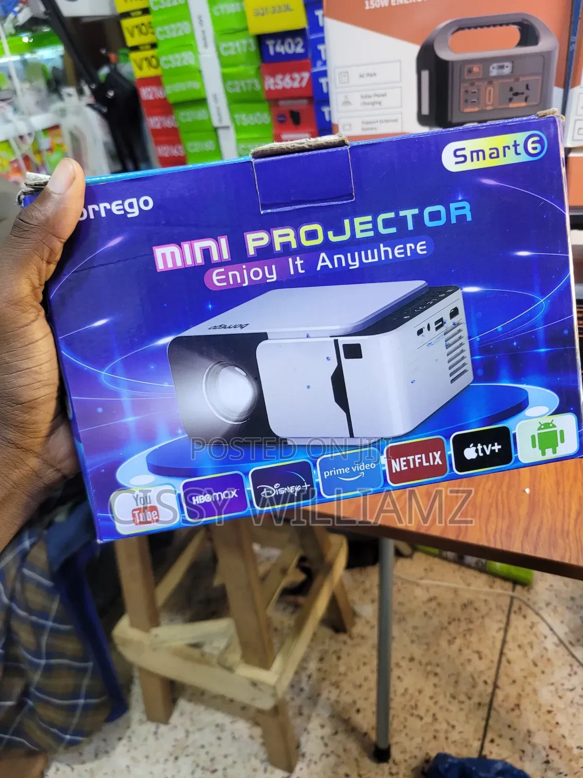 Borrego Smart 6 Portable Android Mini Projector Hd Projector