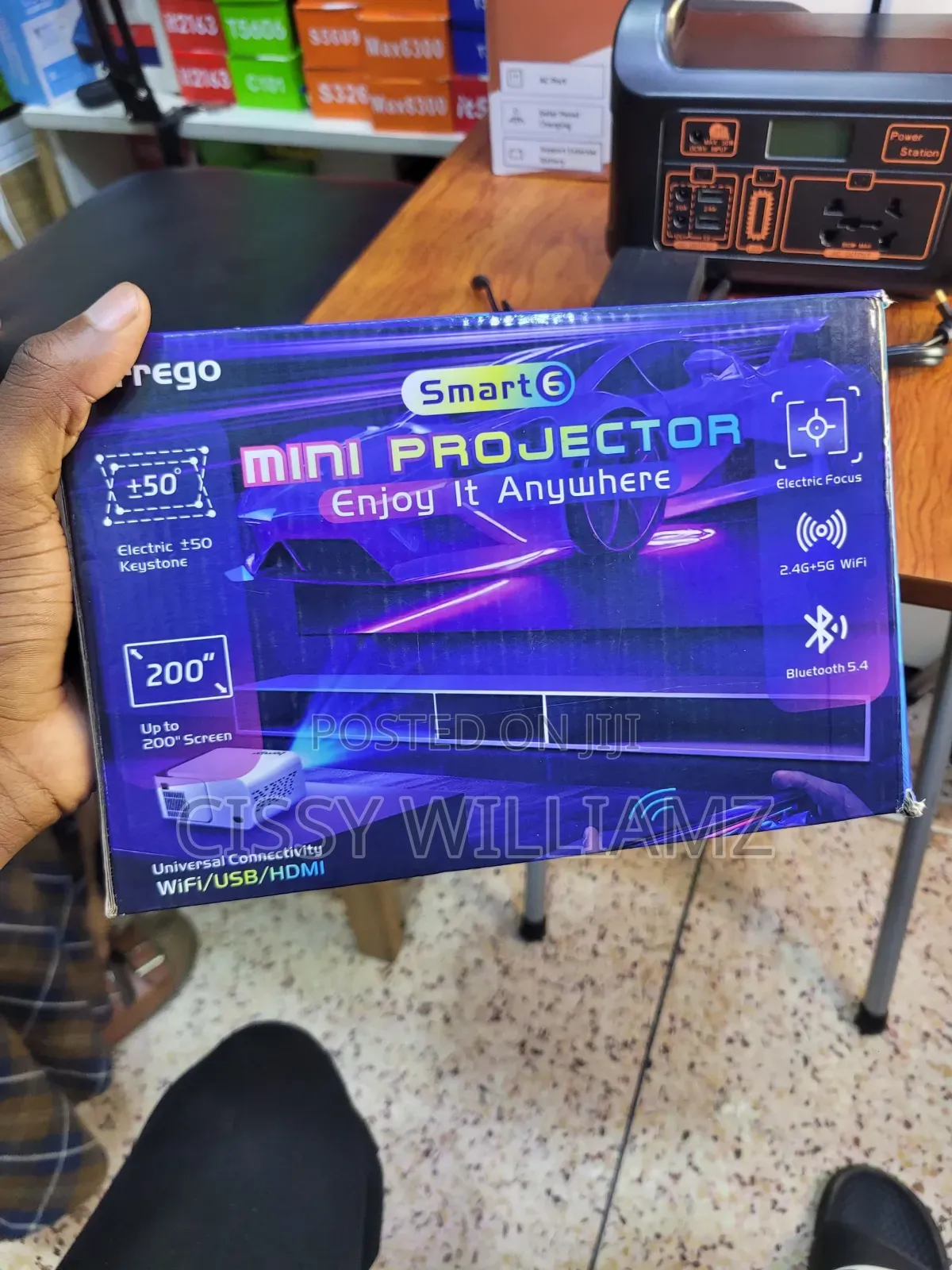 Borrego Smart 6 Portable Android Mini Projector Hd Projector