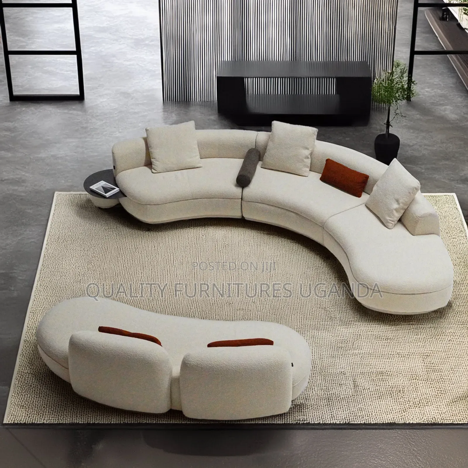 8 Sitter Bean Shaped Couch