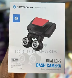 Original Powerology Dual Lens Dash Camera 