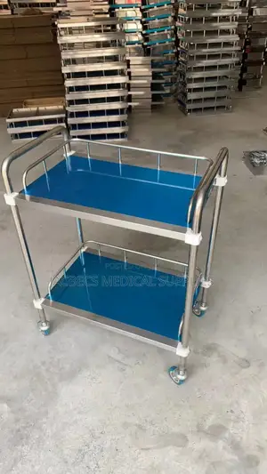 2 Shelves Drug Trolley
