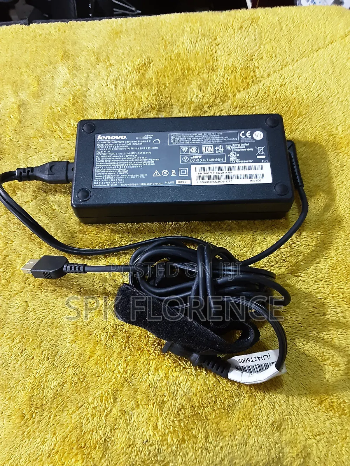 Lenovo Usb Ac Adapter 20v -8.5a
