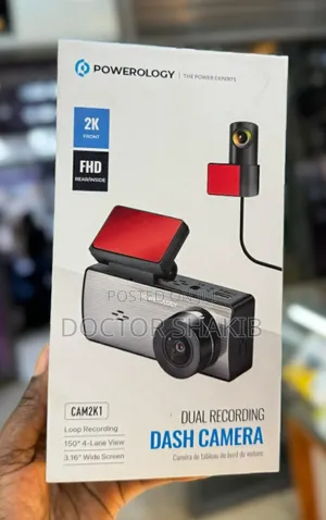 New Powerology Dual Recording Dash Camera FHD