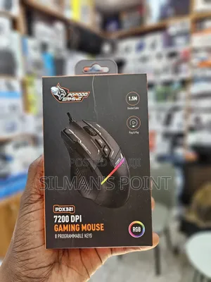 Porodo 7200 Dpi Gaming Wired Mouse