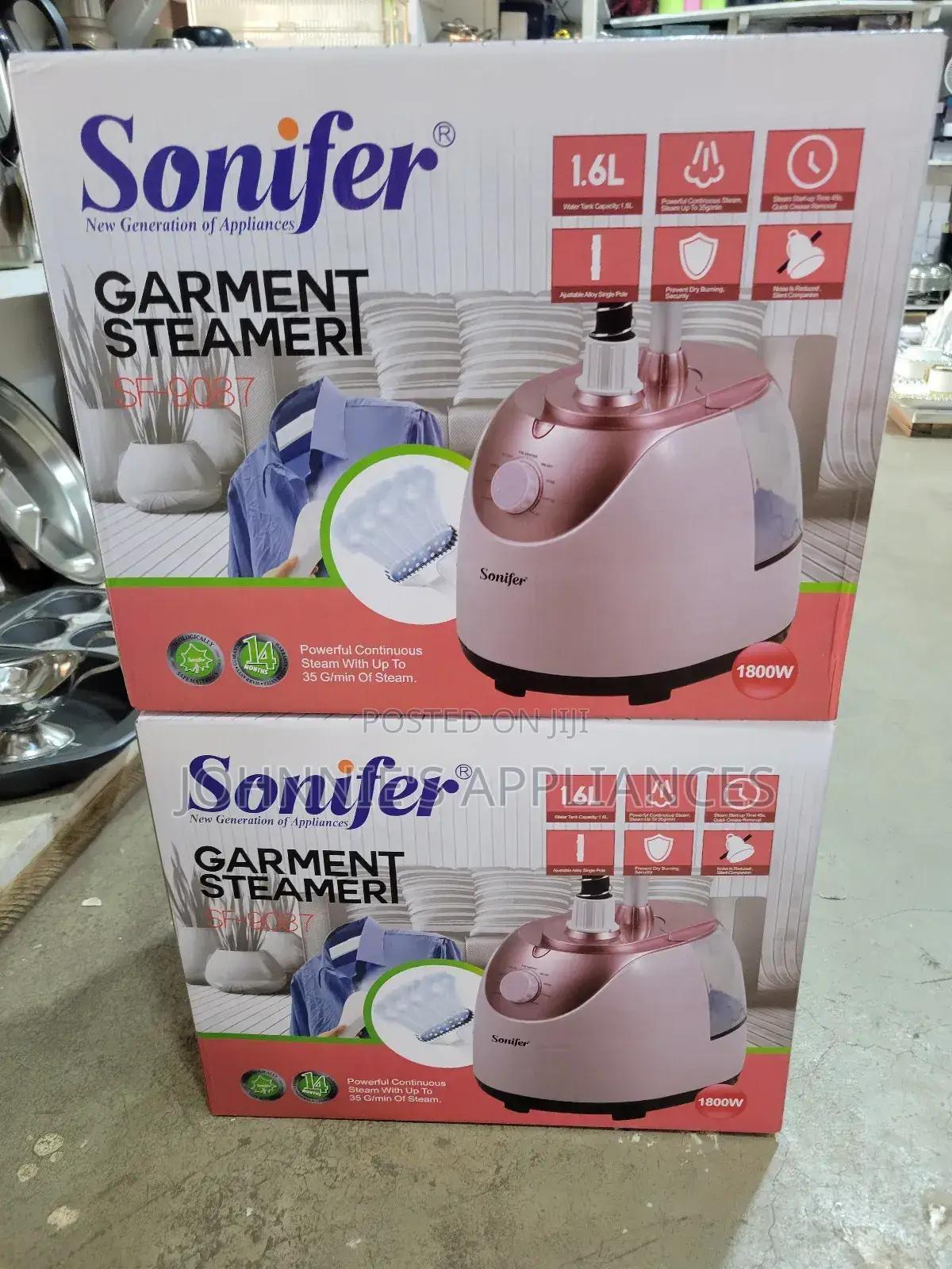 1.6l Sonifer Garment Steamer